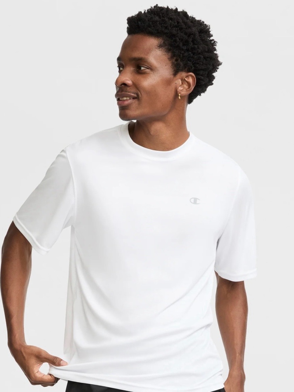 Champion Men's White Athletic Classic Cotton Short Sleeve T-Shirt Size XXL